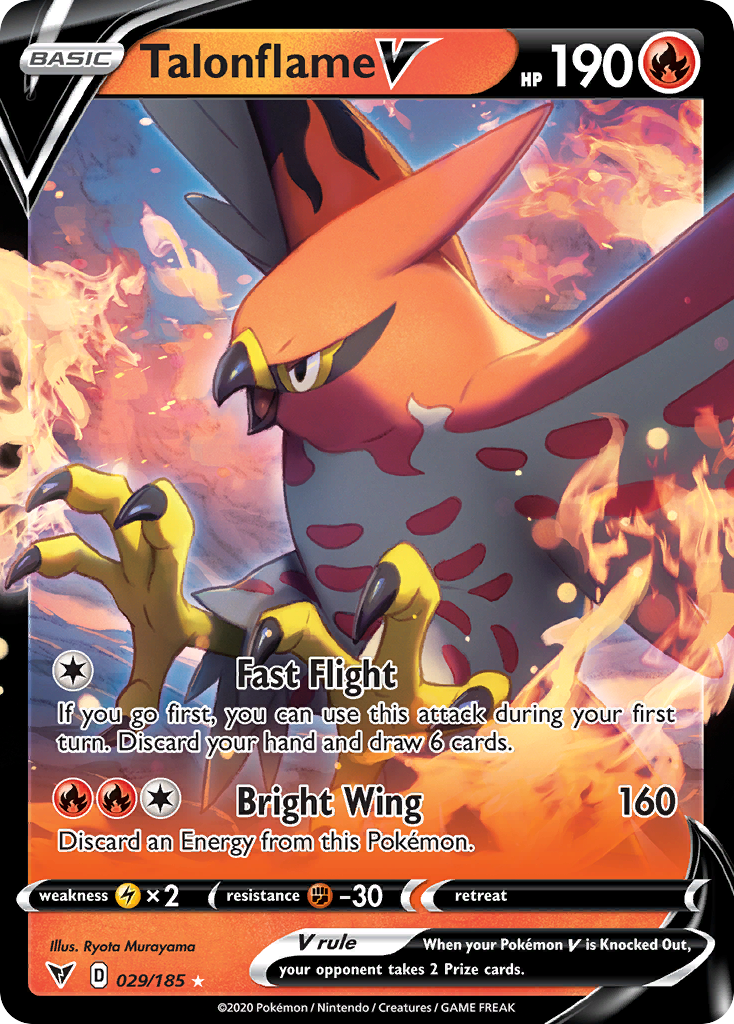 Vivid Voltage Talonflame V #29/185